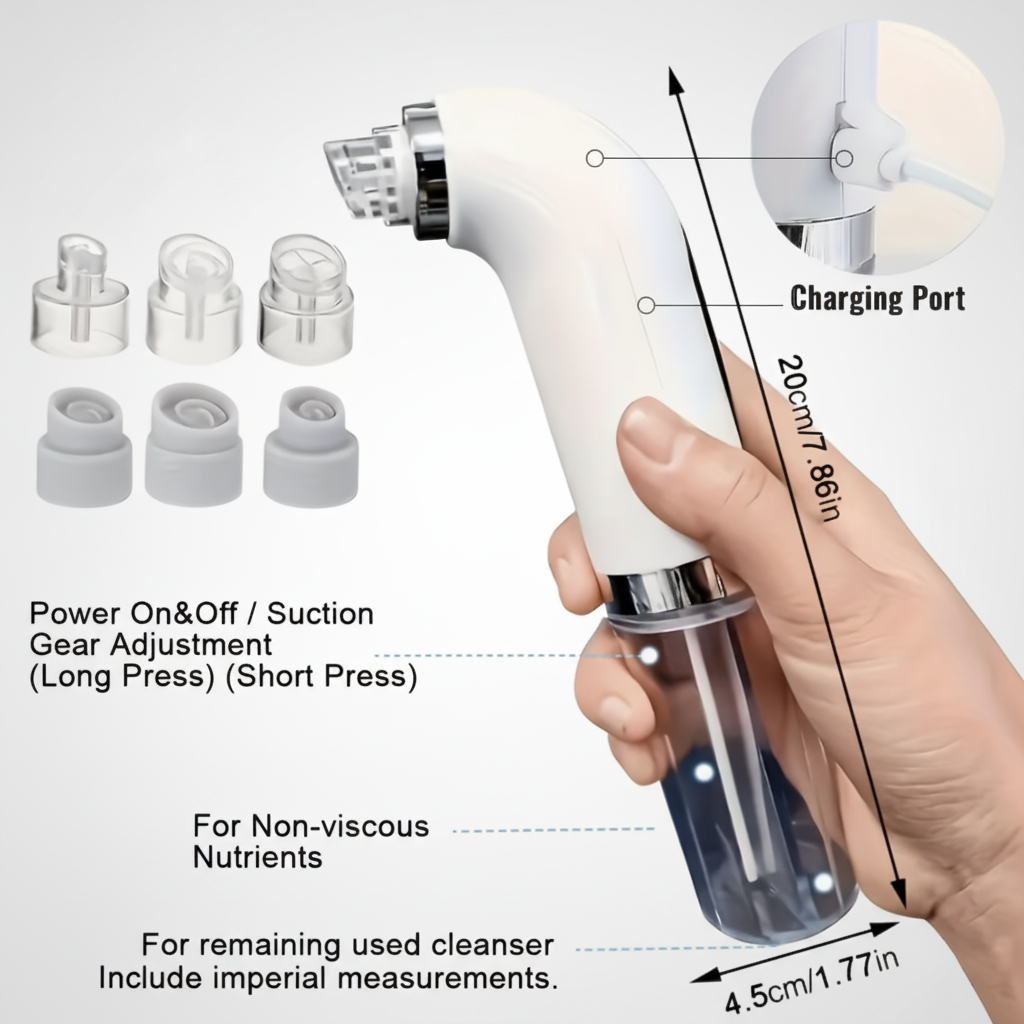 Enhanced Blackhead Remover Instructions